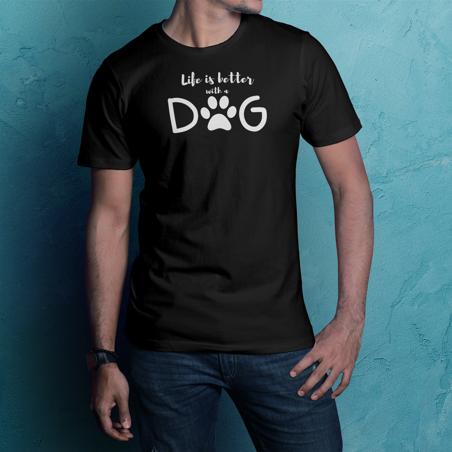 Life is Better with a DOG | Love T-Shirt