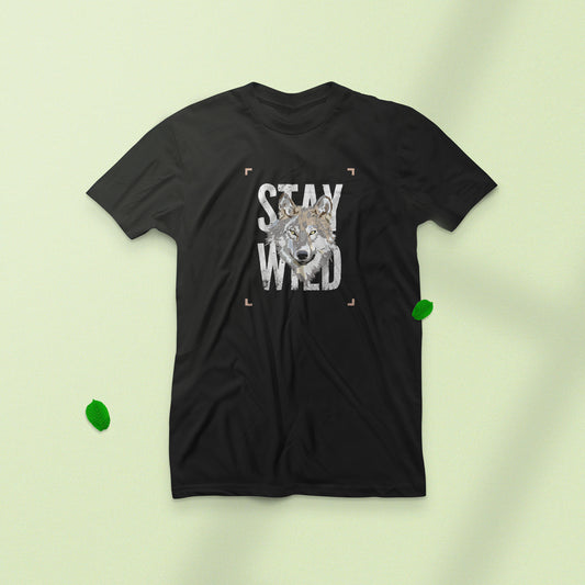 Stay Wild Wolf | Vibe T-Shirt