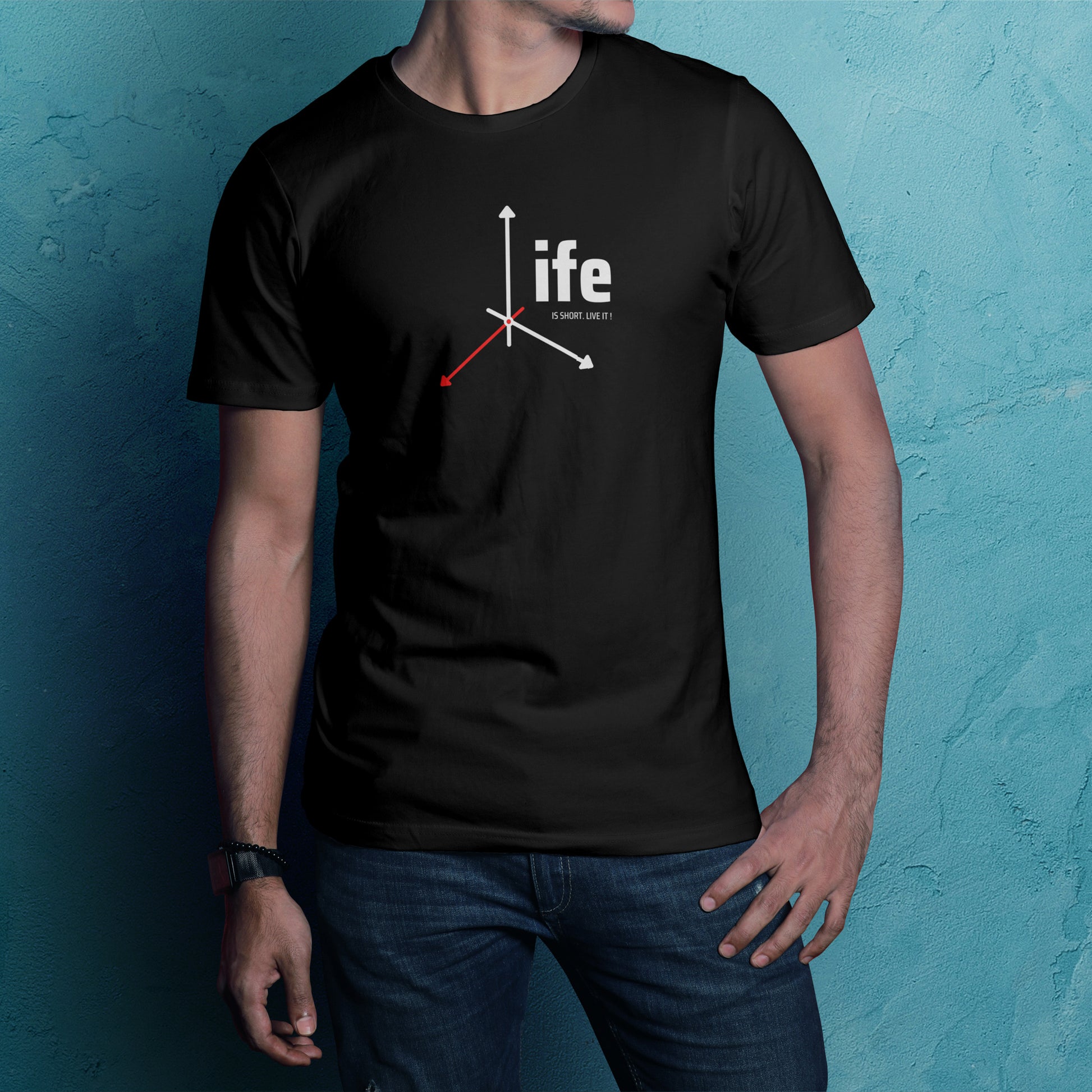 Life is Short Live It! | Life T-Shirt