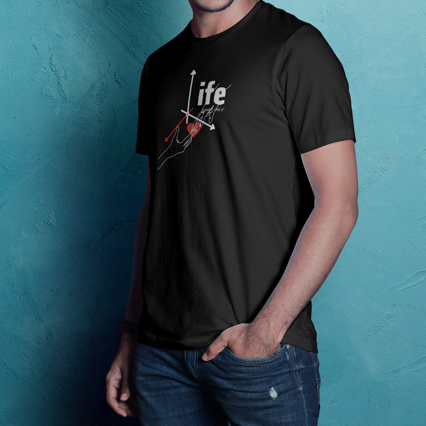 Life is Short Live It! | Life T-Shirt